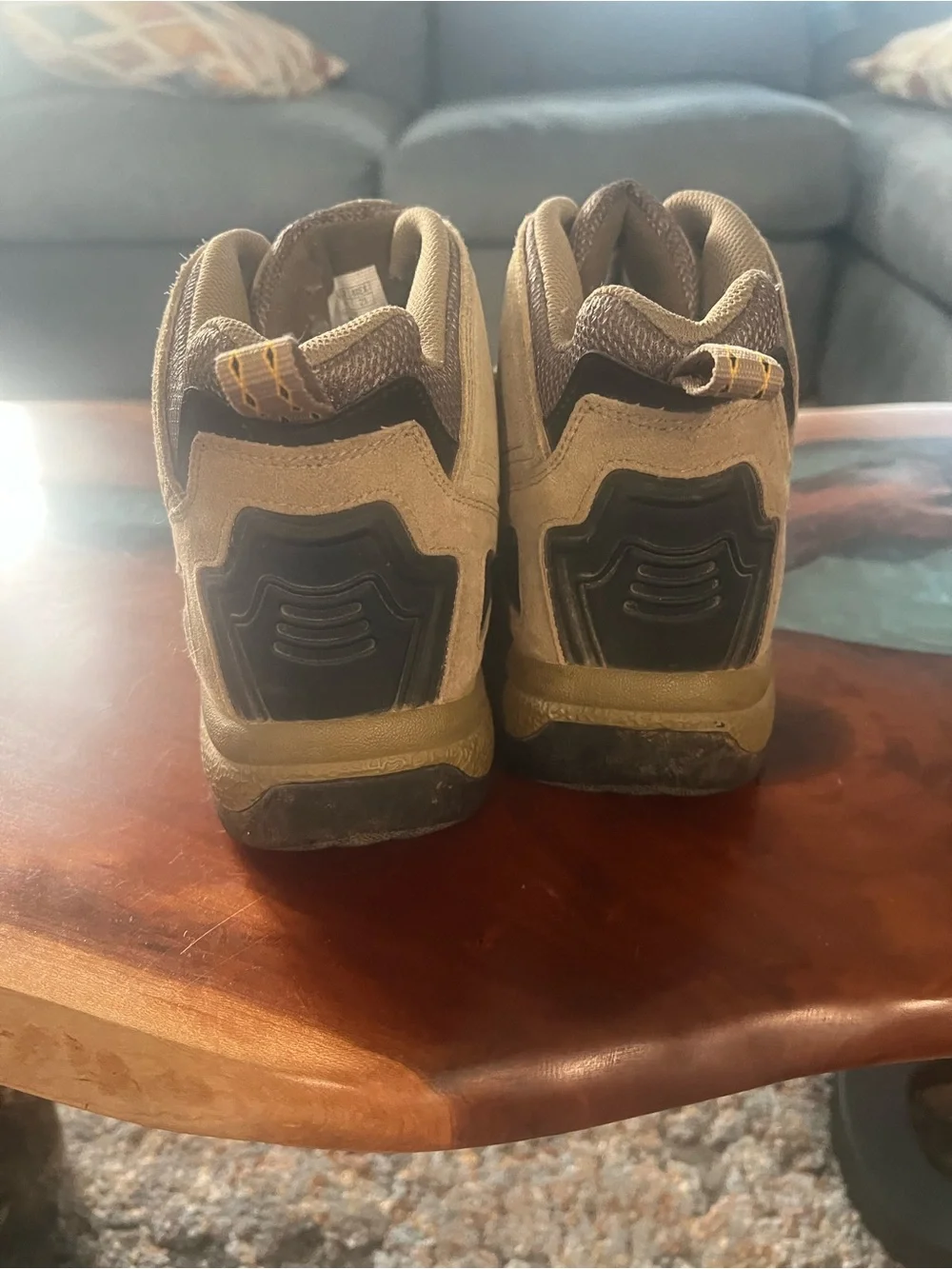 GLO jeans Men's Brown and Tan Hiking Boots